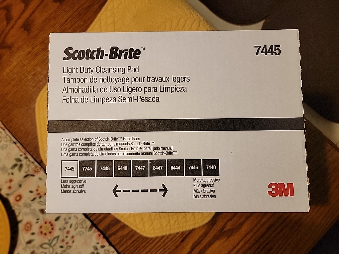 Genuine 3M 7445 Scotch Brite Cleansing Polishing Pads 20 Pack = 0000 Steel Wool