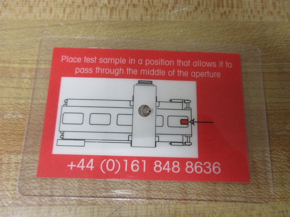 Mettler Toledo TC10220FE Safeline Metal Detection Test Card TC1 2.2MM FE