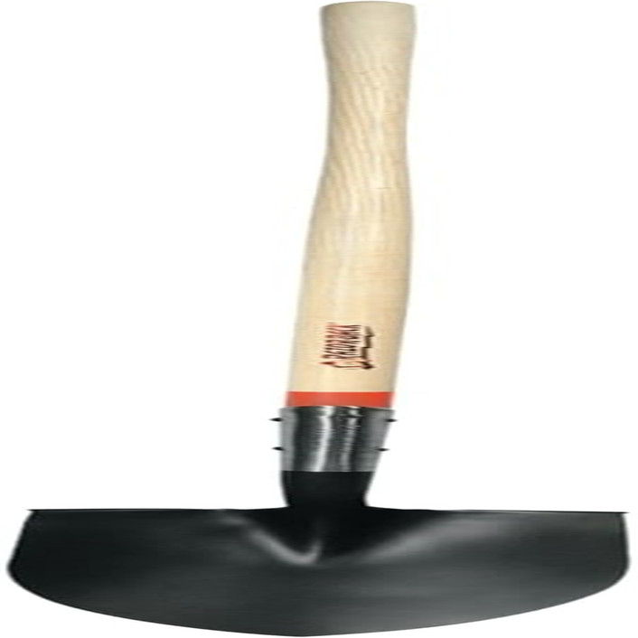 Heavy-Duty Round Point Shovel with Rolled Step & Dual Rivet Design