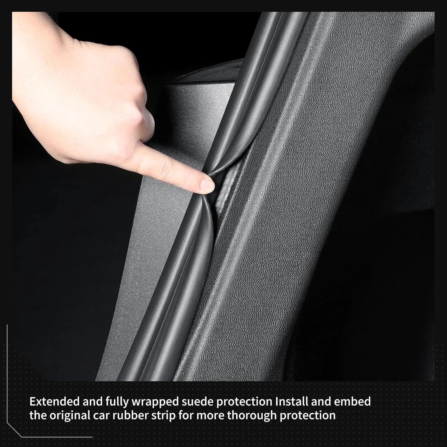 LUCKEASY Rear Trunk Side Protective Cover for Tesla Model Y Juniper 2026 2025 Ne