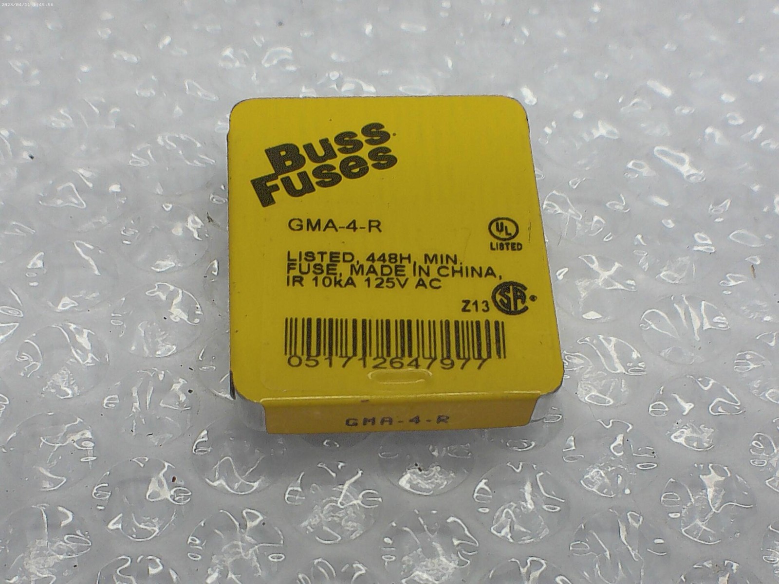 BUSSMANN GMA-4-R FUSE LOT OF 2 PKG OF 5 NSMP