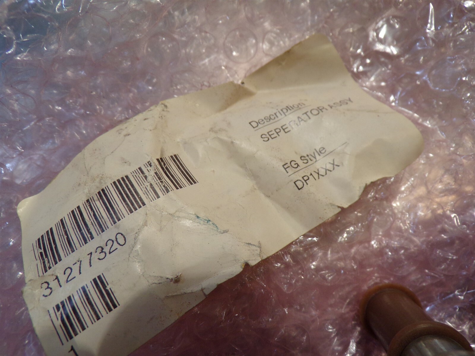Separator Assembly 31277320 DP1XXX *FREE SHIPPING*