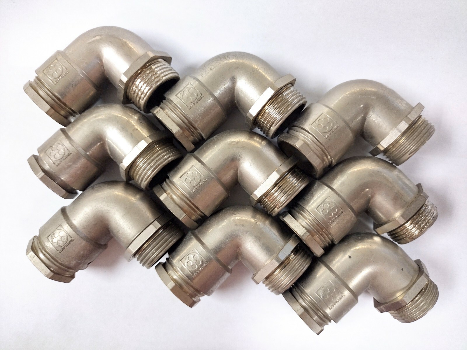 LAPP KABEL (9-PACK) PG13.5 90° CABLE GLAND FITTINGS
