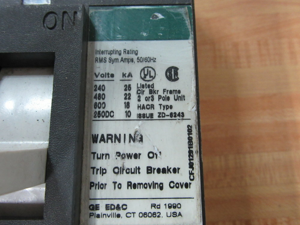 General Electric TFK224F000 225A Circuit Breaker