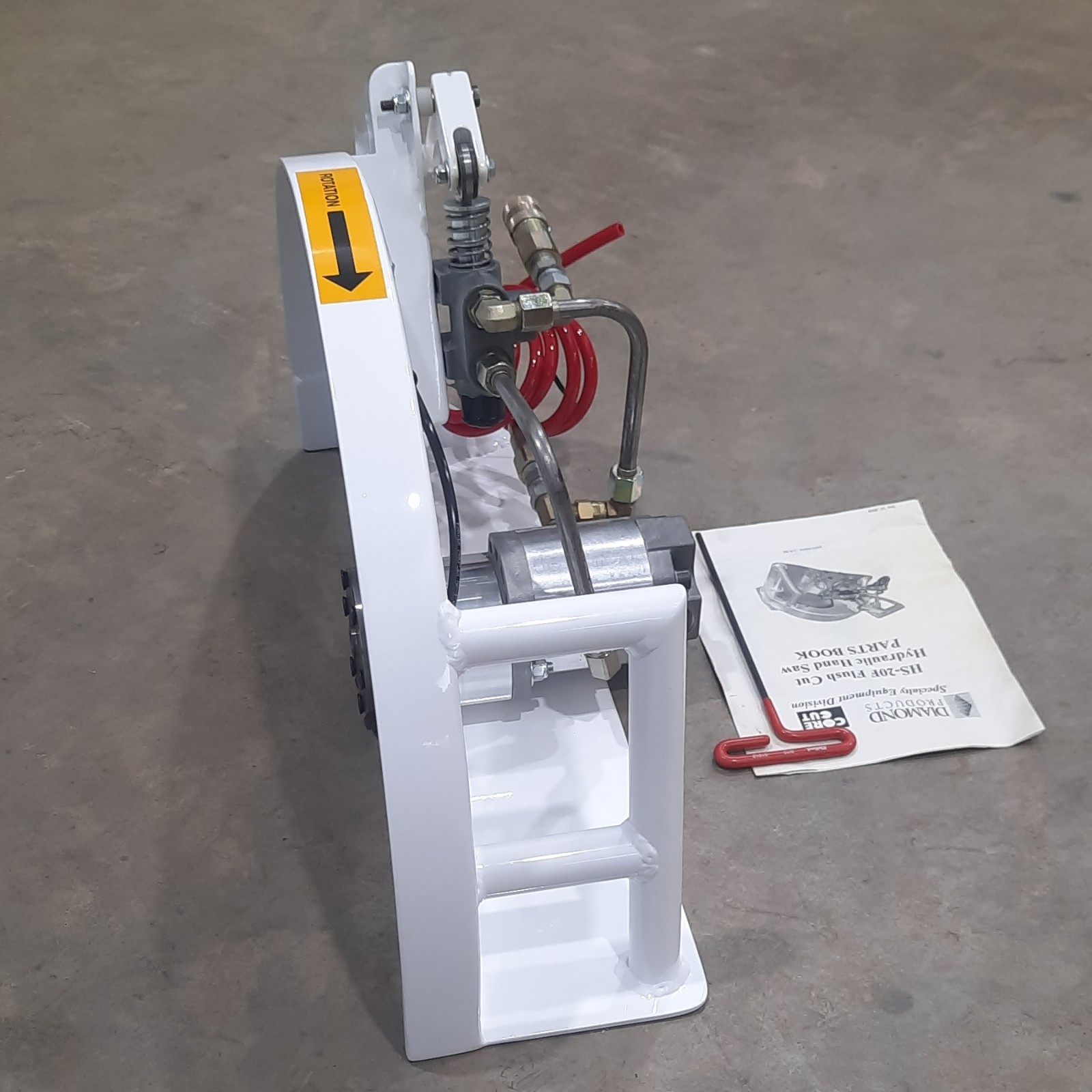 Diamond Products HS Series Flush Cut Hydraulic Hand Saw 15 GPM Concrete Wall Saw