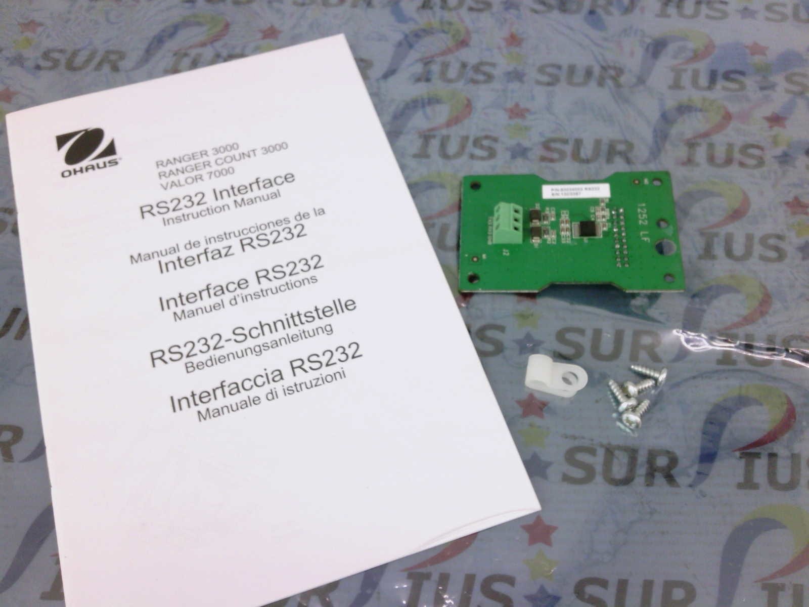 NSOP Ohaus Ranger 3000 Valor 7000 RS-232 Interface Kit 30037448