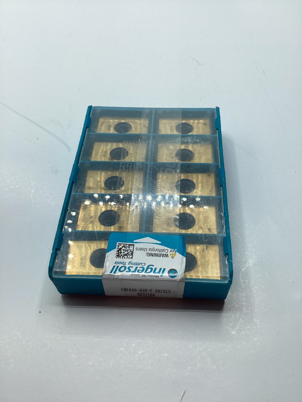 (pack of 10) Ingersoll Cutting Tool 5832166/LNE446-01M-F Grade IN2515 Inserts