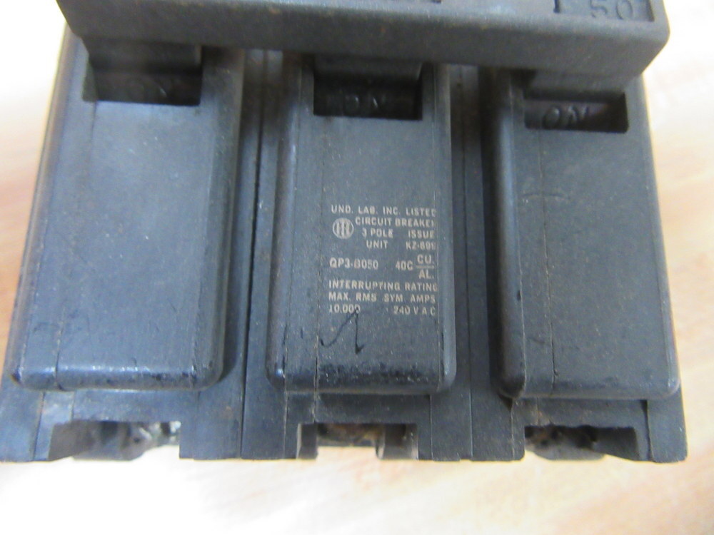 Siemens QP3-B050 ITE Circuit Breaker 50A 3P QP3B050