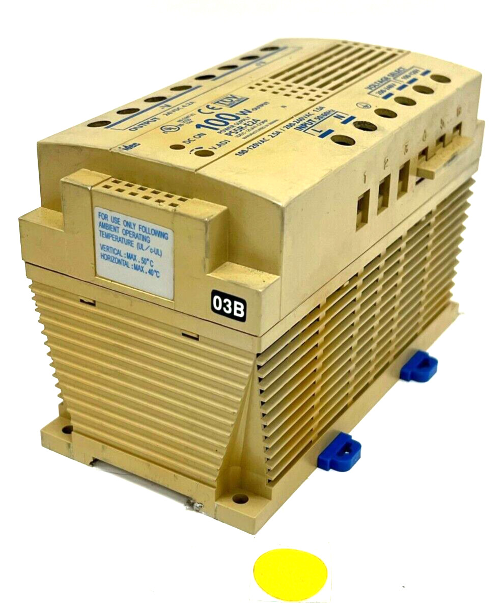 IDEC PS5R-E24 AC/DC POWER SUPPLY SINGLE OUTPUT 100 W 50/60 HZ OAL 5-3/4″
