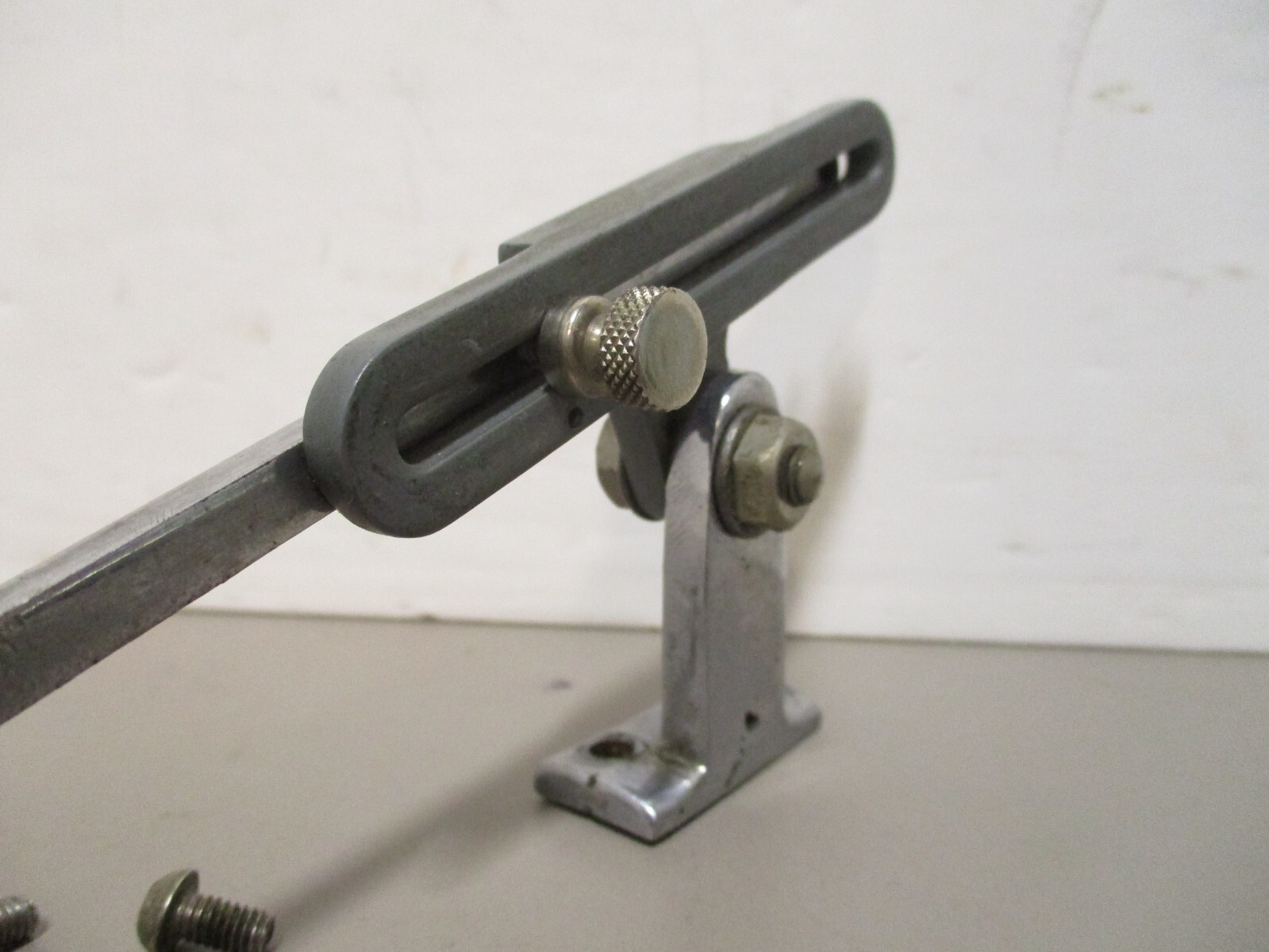 Depth Guide Arm and Mount for Vintage Wolf Model R Electric Fabric Cutter