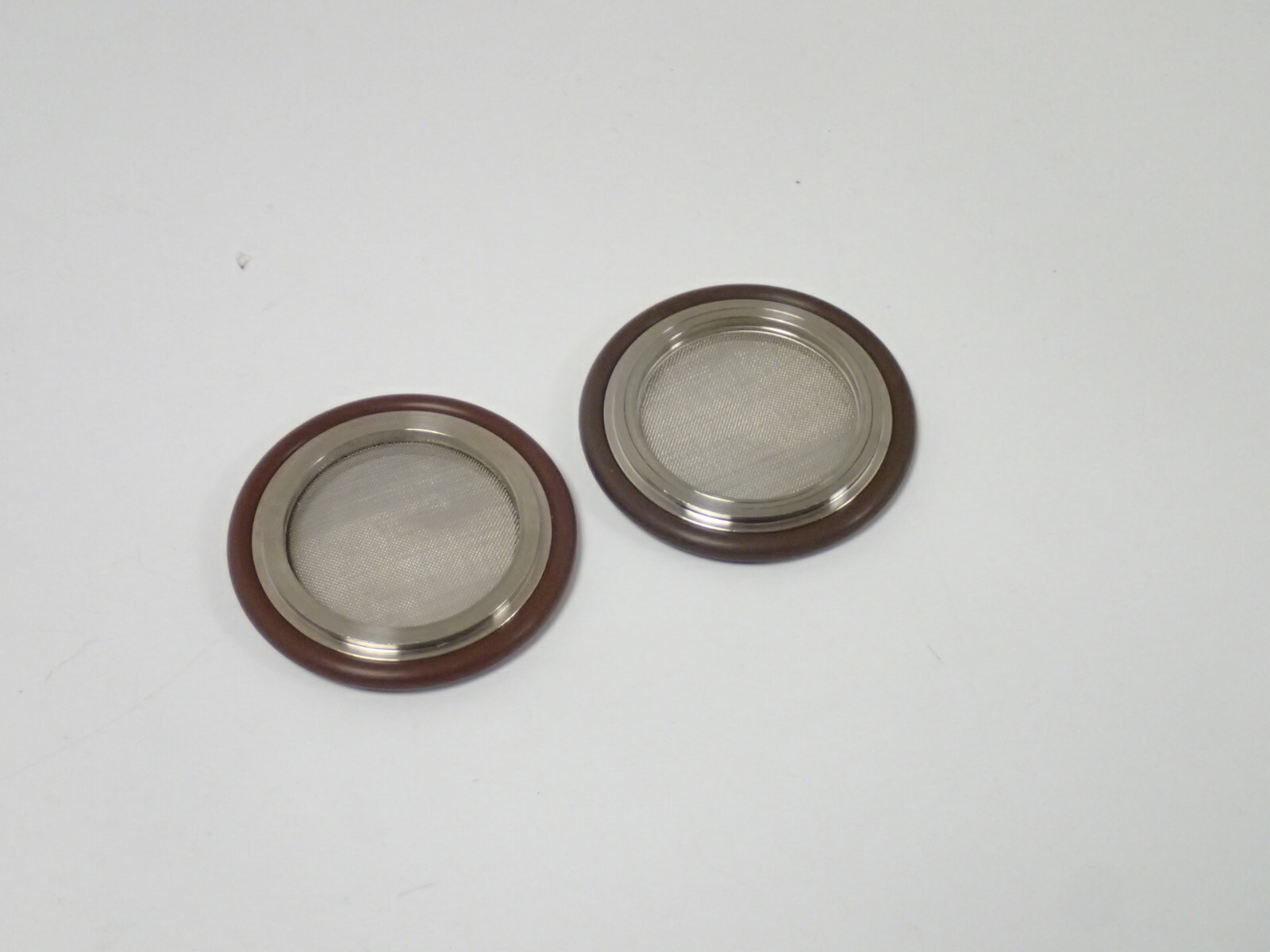 304 STAINLESS STEEL CENTERING RING, VITON O-RING NW50 WITH SCREEN NW50SRVS