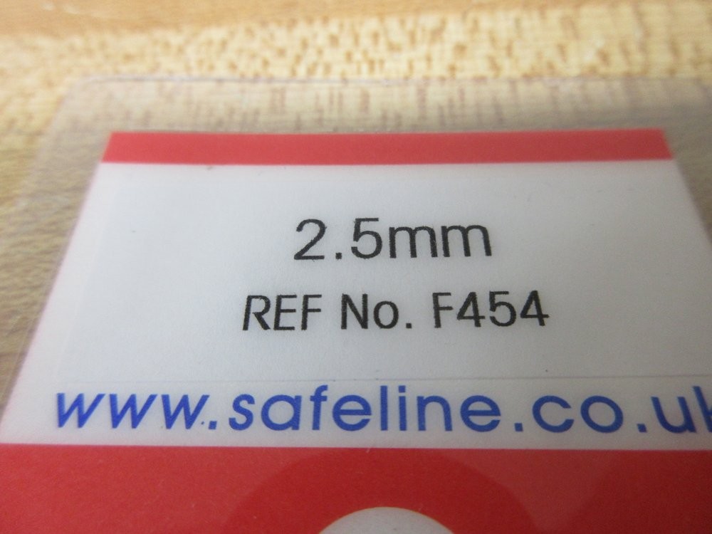 Mettler Toledo TC10250FE Safeline Metal Detection Test Card TC1 2.5MM FE