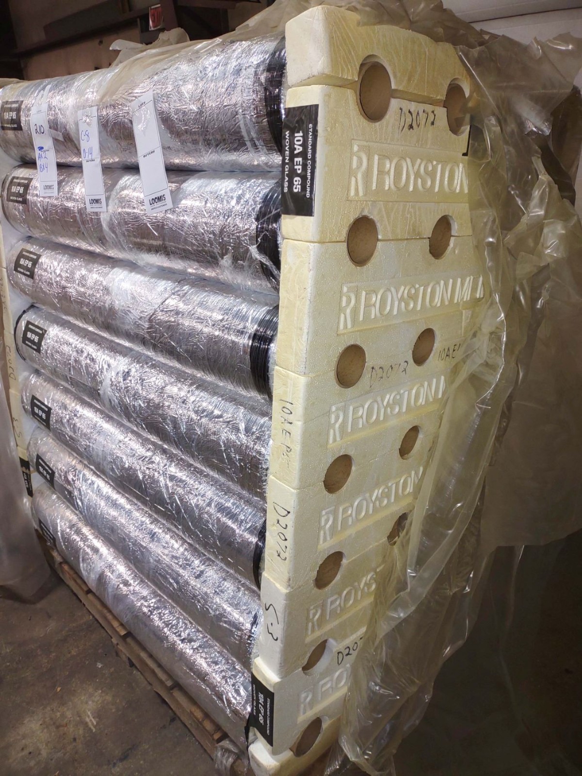 PALLET WHOLESALE / WATERPROOFING ROYSTON MEMBRANE 10A EP65 WOVEN GLASS / 24 RLS
