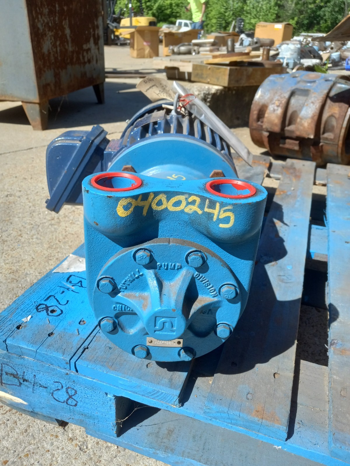 1-1/4” TUTHILL PUMP W/MOTOR 2/1.5HP/KW 3C2F-CC-7 TYPE AEHHXG RPM 1165