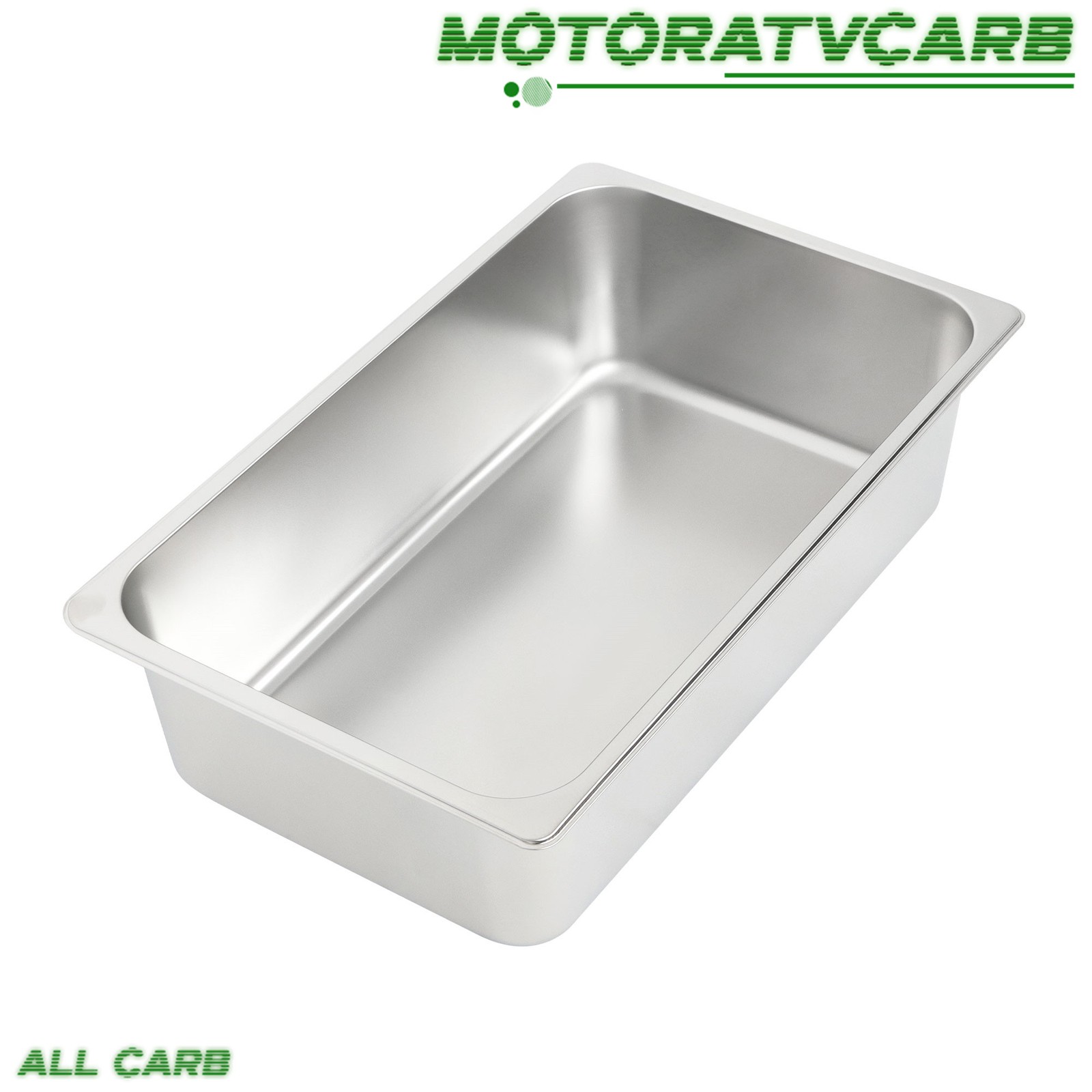 ALL-CARB 6× 6″ Deep Full Size Pans Catering Storage Metal Steamer Catering Trays