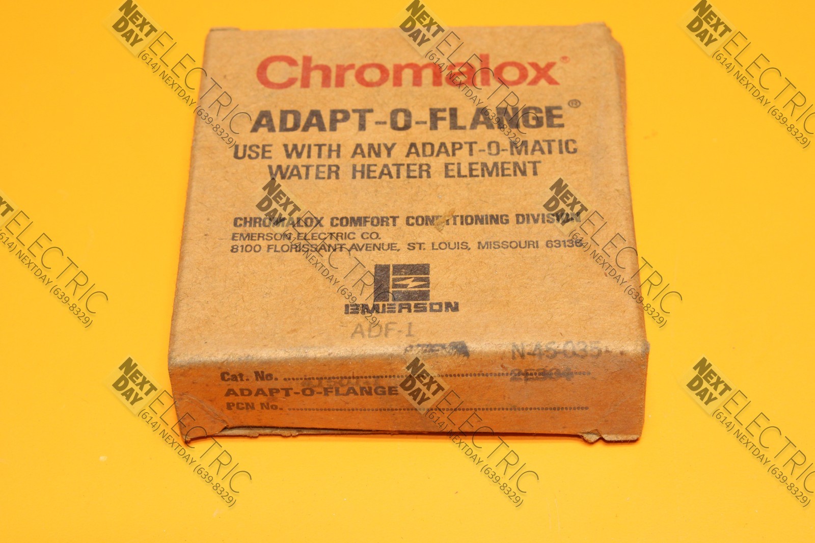 Chromalox, ADF-1, N-45-035, Adapt-O-Flange Water Heater
