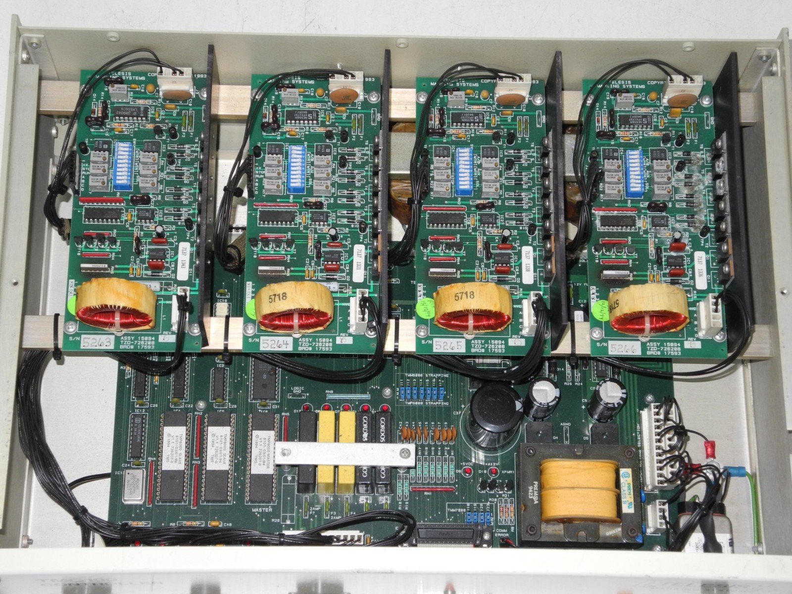 Telesis TMC100 Pinstamp Marking Pin Systems Controller 110 AC Benchtop Unit USA