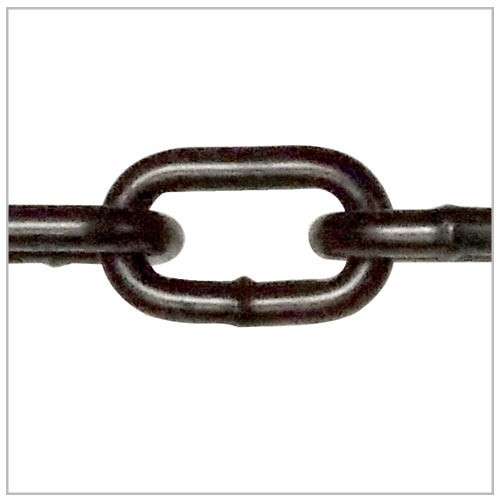 3/8″ x 50′ Grade 30 Black Proof Coil Powder Coated Safety Chain Swing Set Fence