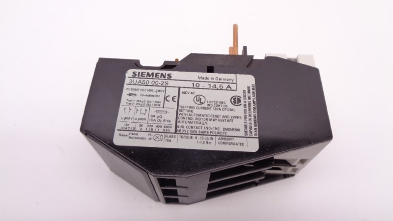 SIEMENS 3UA5000-2S 10-14.5A 600VAC NSMP