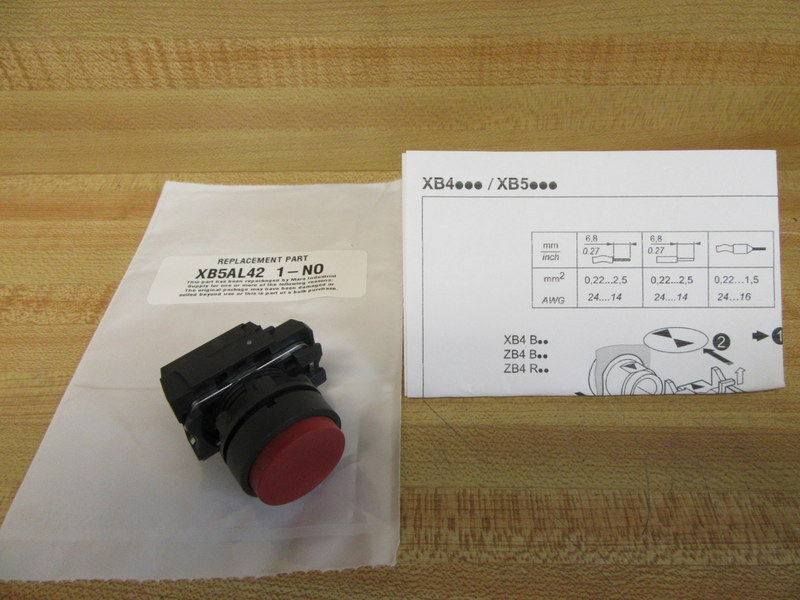 Schneider Telemecanique XB5AL42 Push Button Switch (Pack of 3)