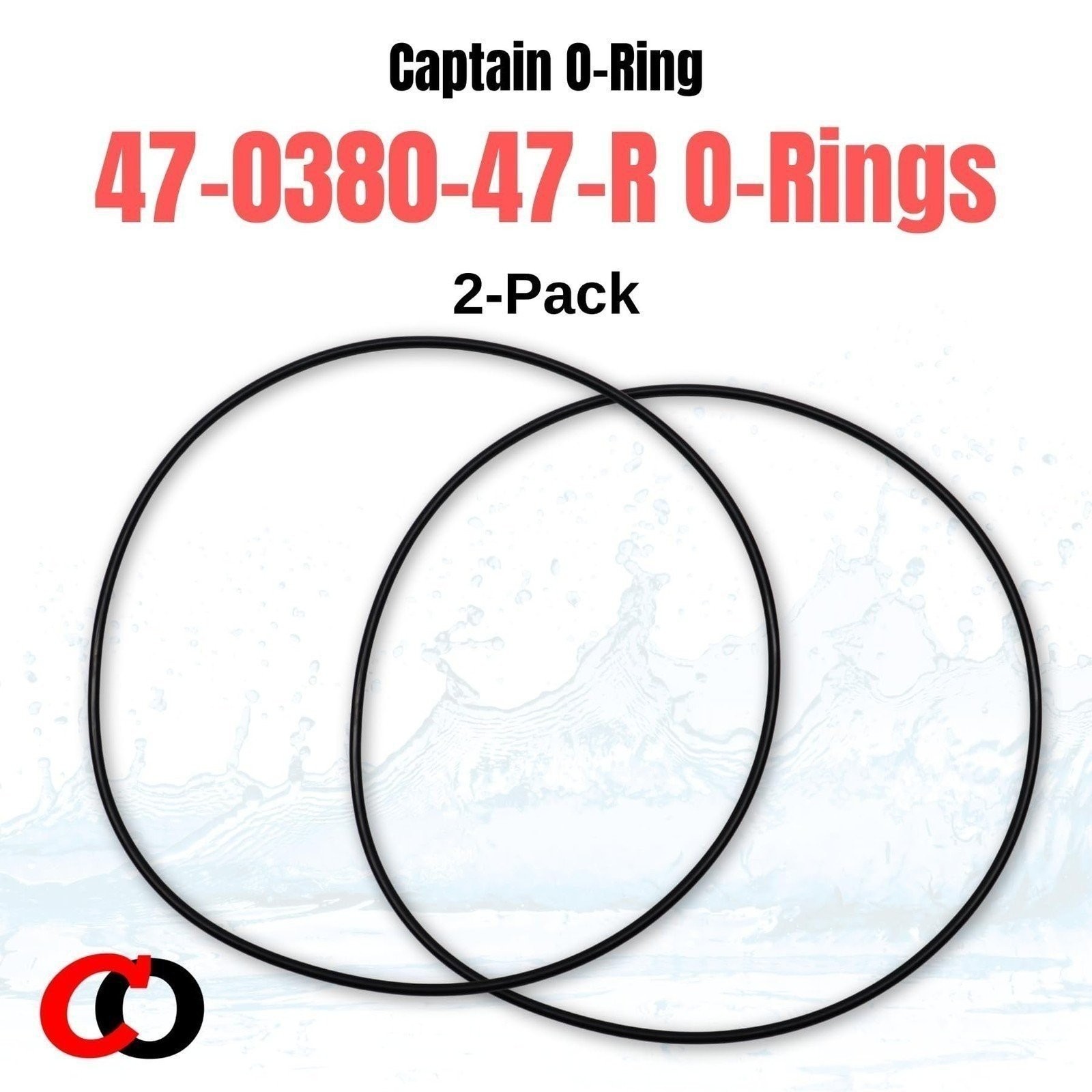 47-0380-47-R O-Rings for Jacuzzi CFR SherLok Landslide Dirtbag (2 Pack)