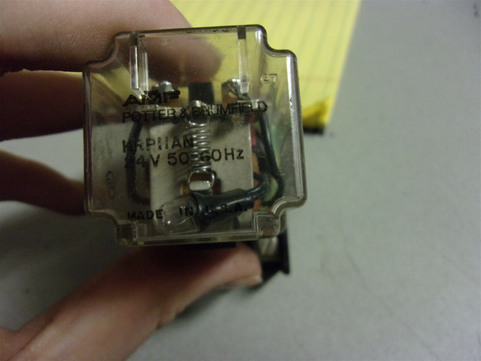 AMF Potter & Brumfield 24V KRPHAN Relay and socket *FREE SHIPPING*