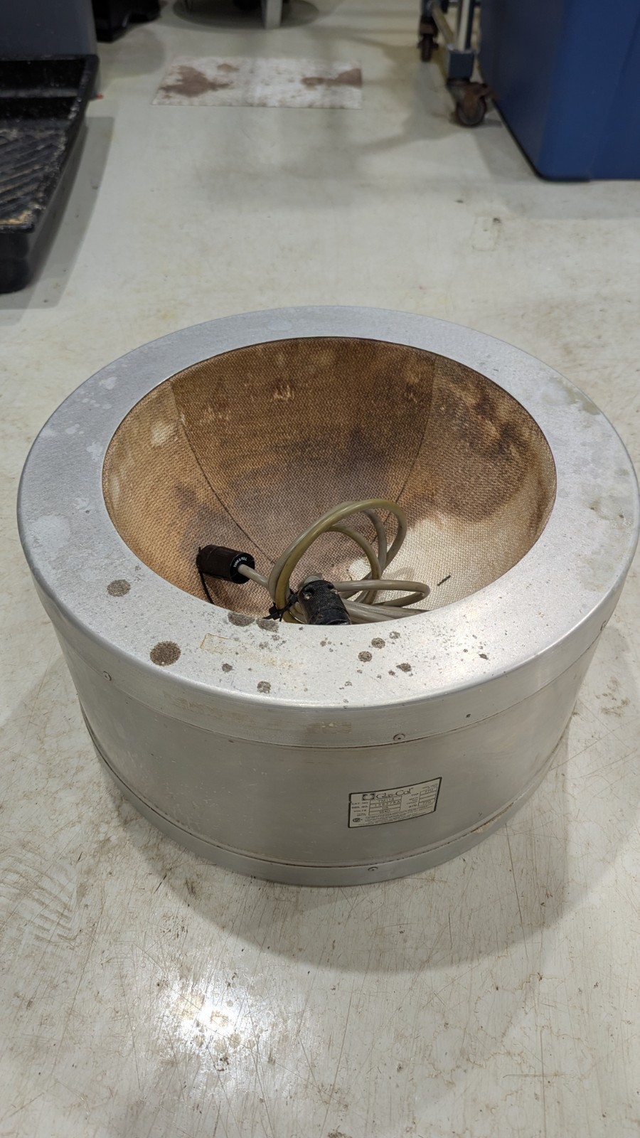 Glas Col 22L Aluminum Heating Mantle 100B TM118 USED with Cords