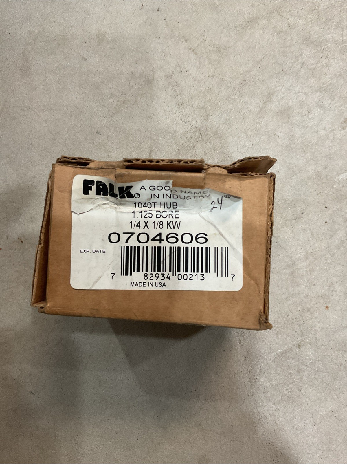 FALK 0704606 (1040T) STEELFLEX SHAFT HUB, 1.125 BORE 1/4 x 1/8KW