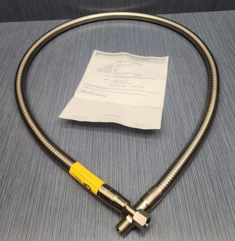 SS Metal UltraFlex Cryogenic Liquid Cylinder Hose 72″ (6ft) 2 Female Ends – UF21