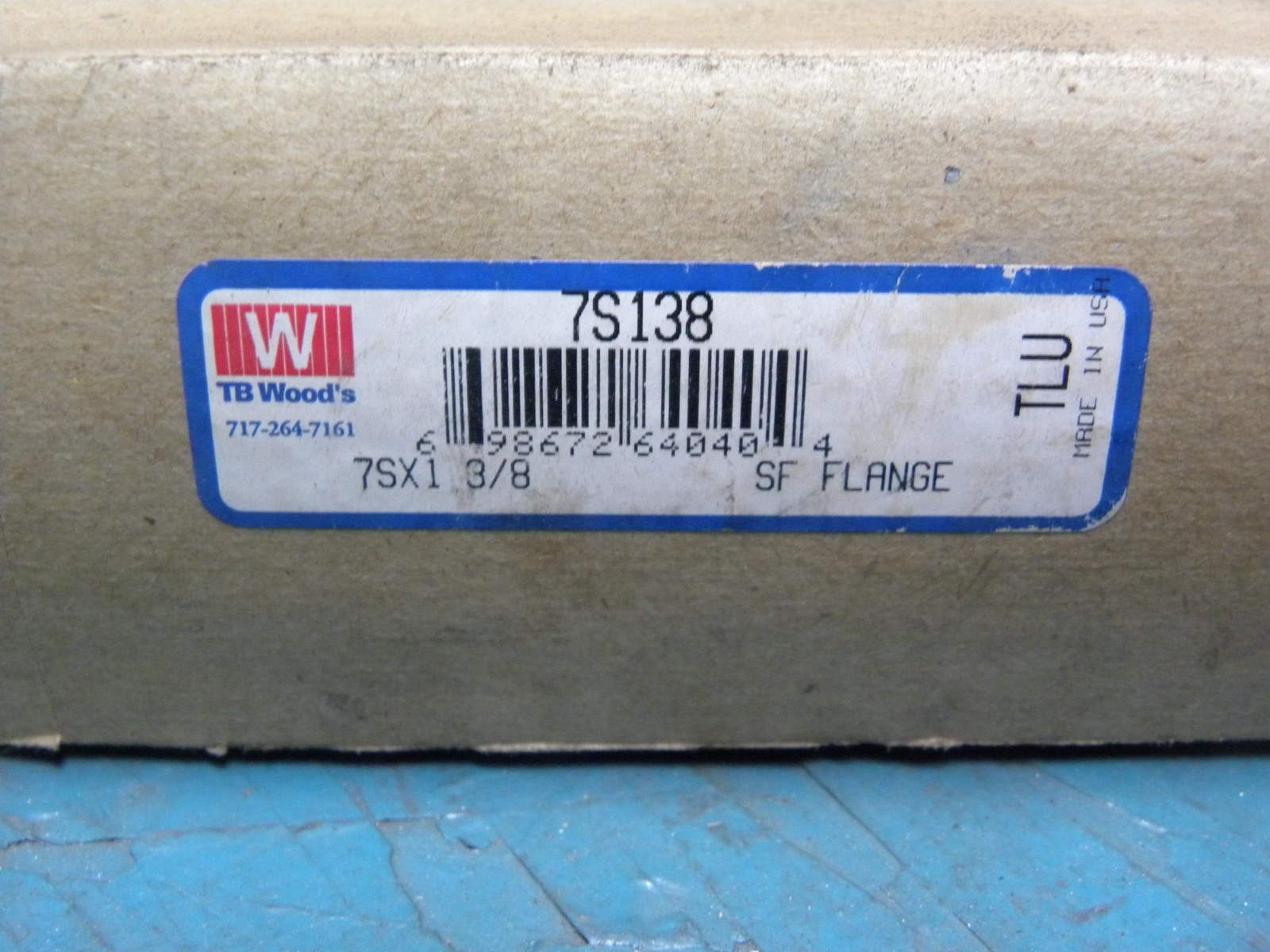 NEW TB Wood’s 7S138 SF Flange 7SX1 3/8