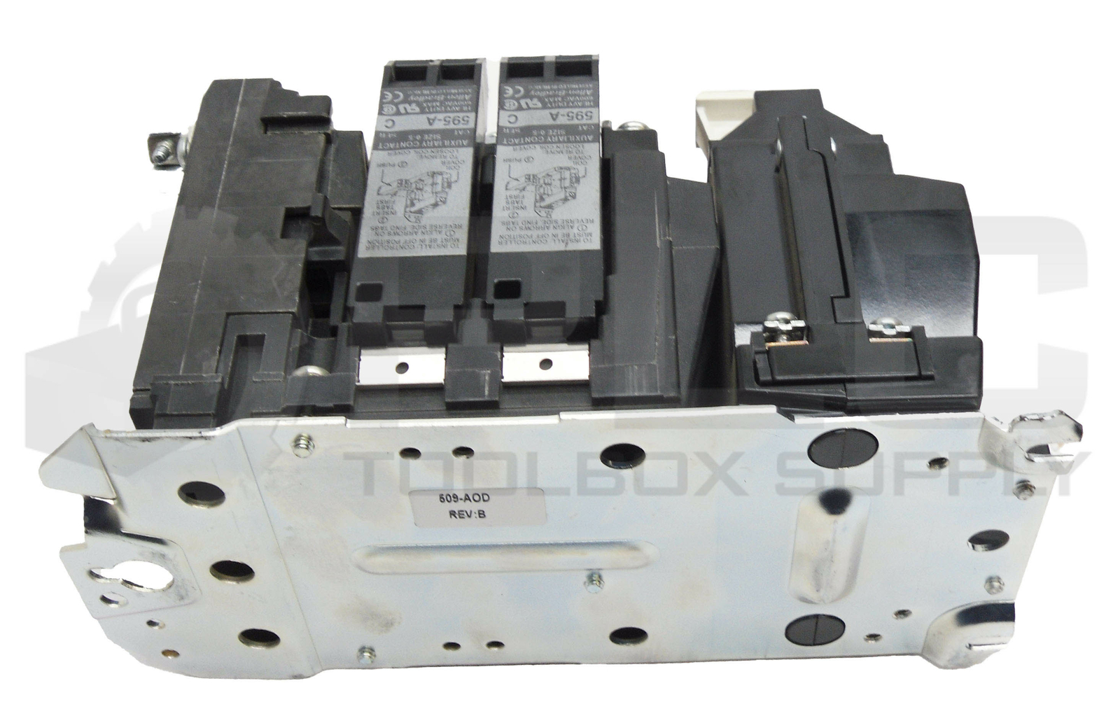 ALLEN BRADLEY 509-AOD /B STARTER W/ 42185-800-01 W/ CB236 COIL W/ 595-A /C