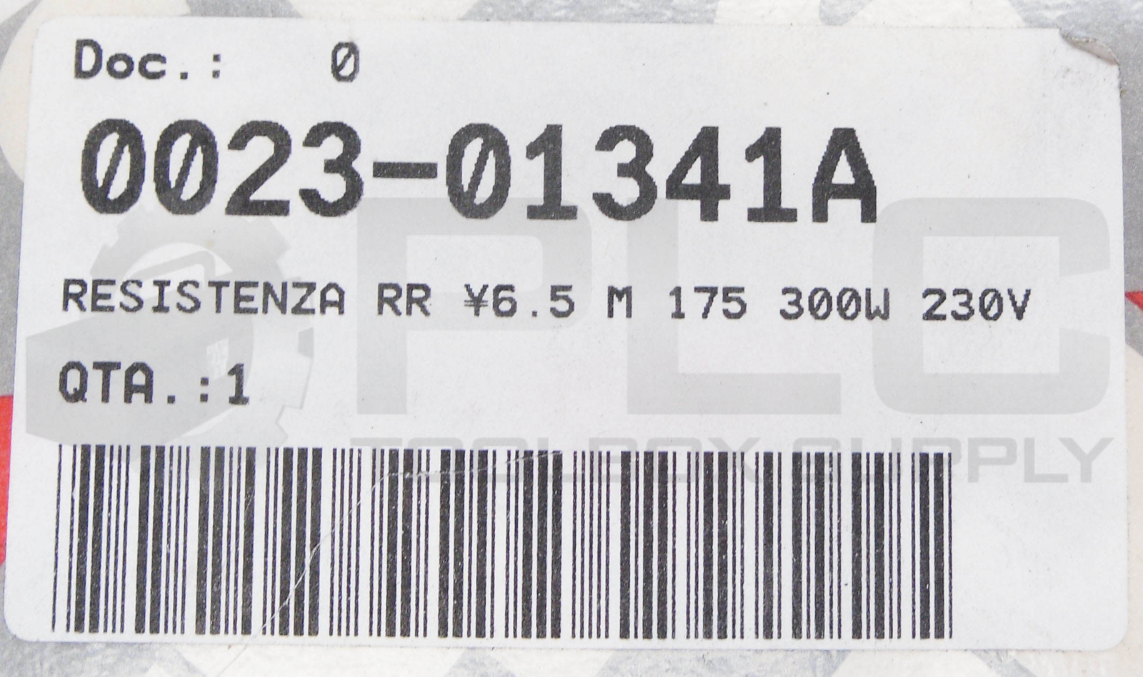 SEALED NEW HRS 0023-01341A RESISTOR 300W 230V 3008249.RICA