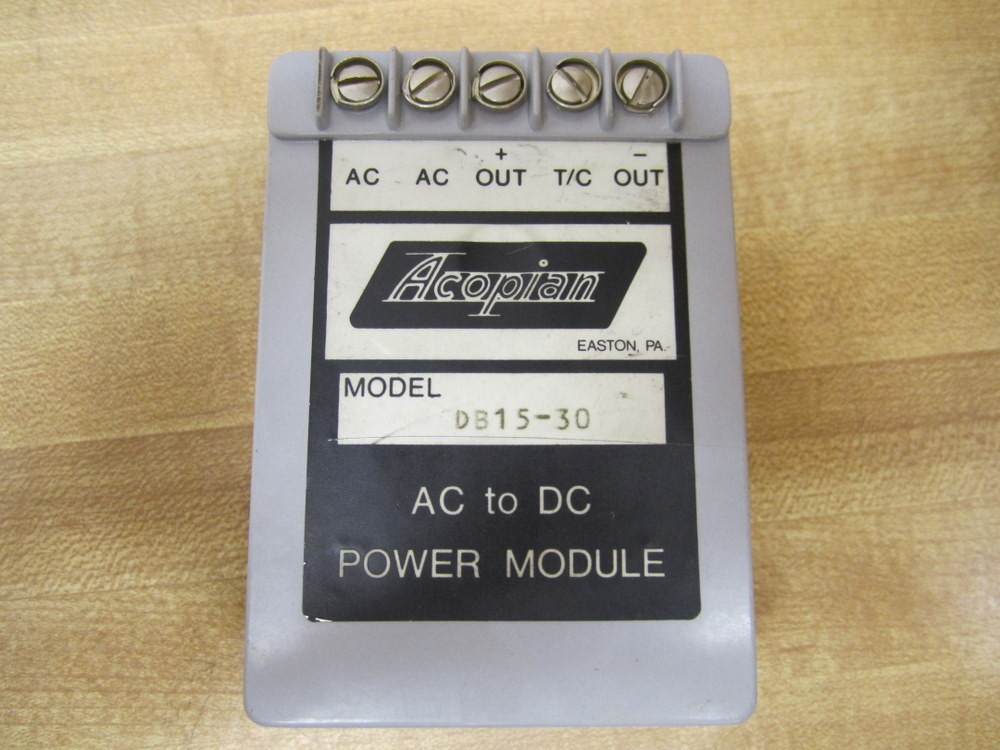 Acopian DB15-30 Power Module DB1530
