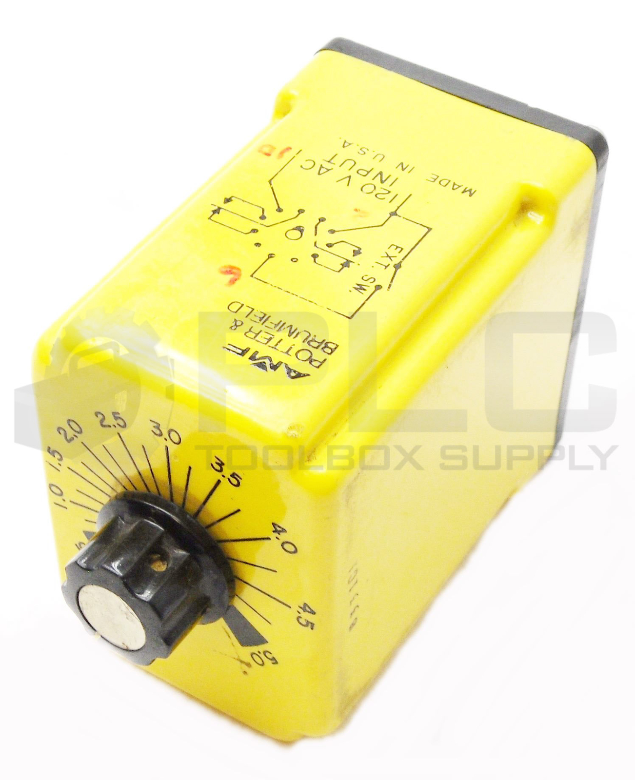 AMF POTTER & BRUMFIELD CGB-38-78005M TIME DELAY RELAY .5-5 MIN 10A 120V