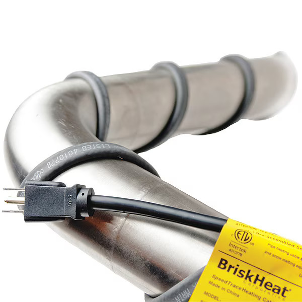 Briskheat Heating Cord, 120VAC, 75 ft. L, 7.5 A FFSL81-75 Briskheat FFSL81-75