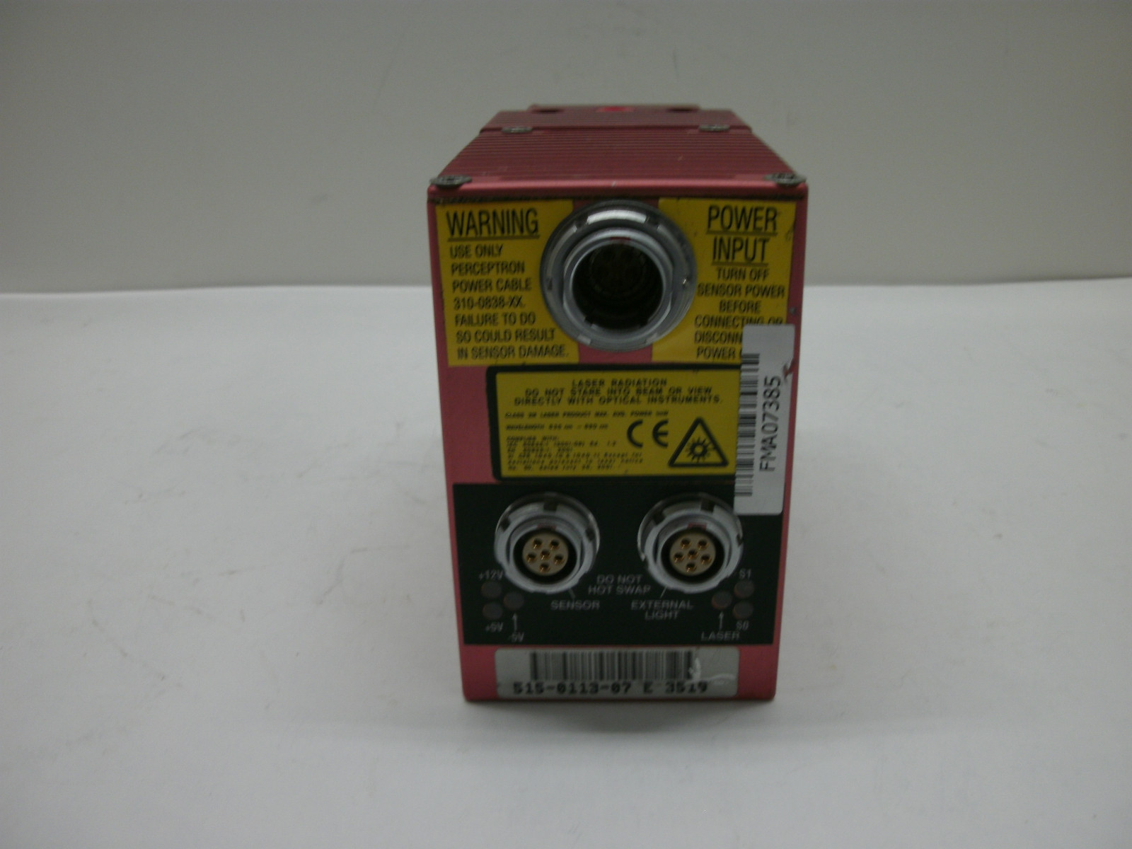 PERCEPTRON 917-4048 REV A S0100-X0030-Y0040-Z0050 FLEXICAM PRO SERIAL 119115