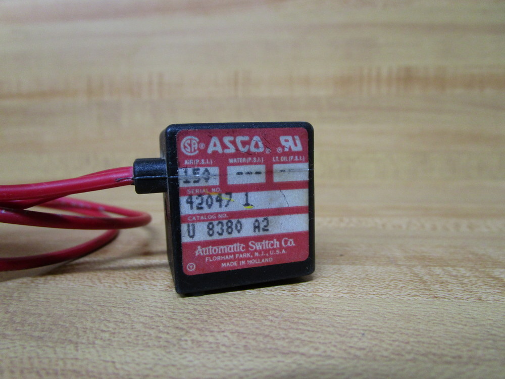 Asco 400-215-125-D Valve Coil U 8380 A2