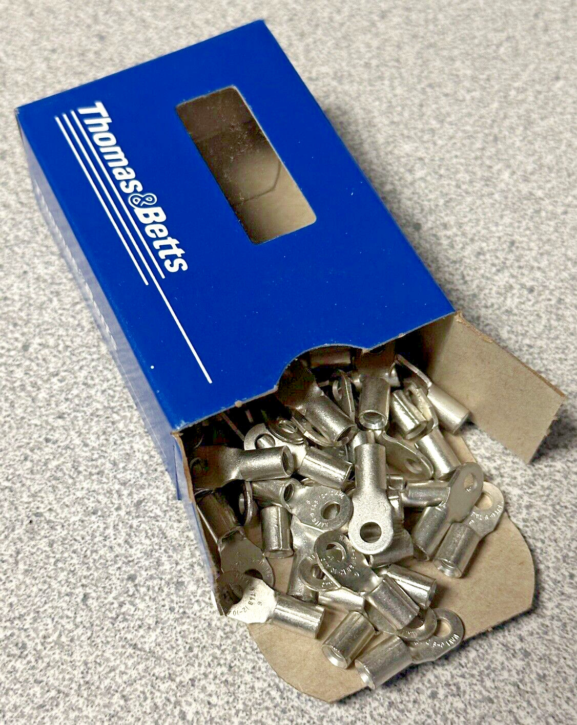 NEW 50 pack T&B Sta-Kon C10-6-SK Non-Insulated Ring Terminal 12-10 Awg #6 Stud