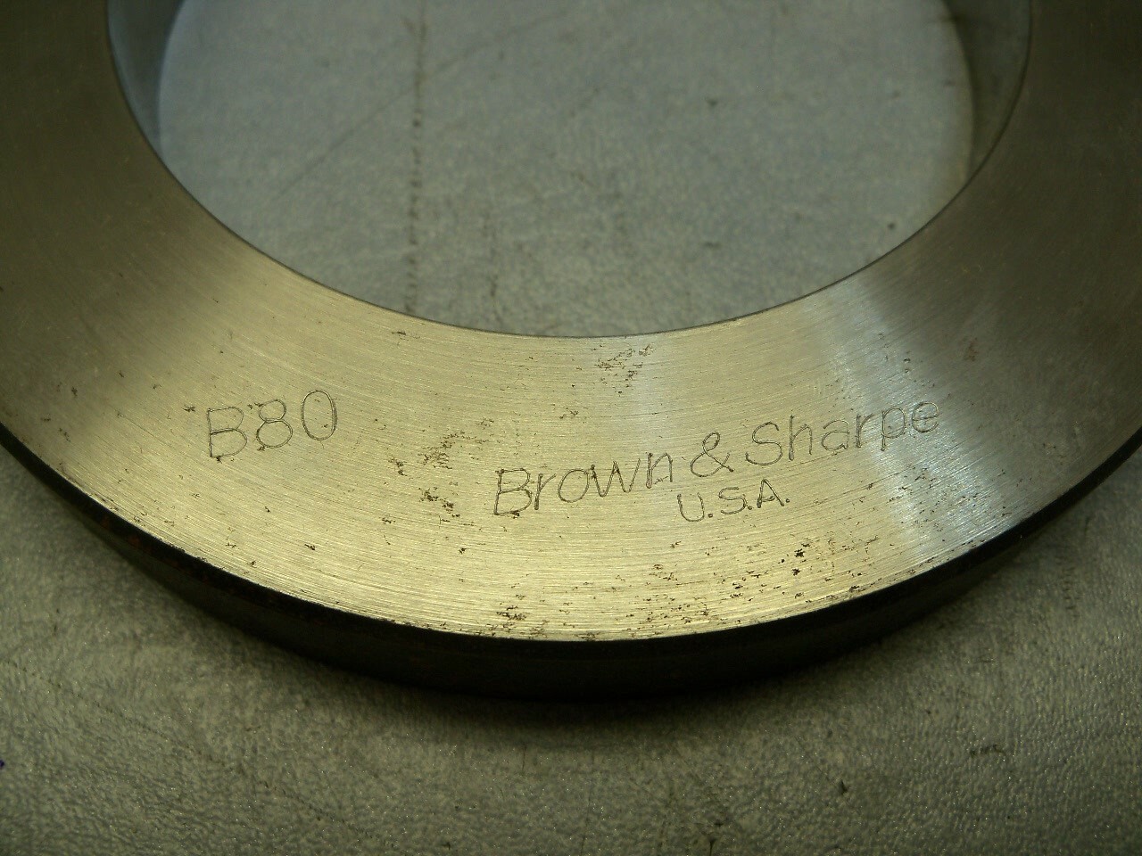 Brown & Sharpe Setting Ring 599-281-3860 3.6000 B80 Intrimik 3.200