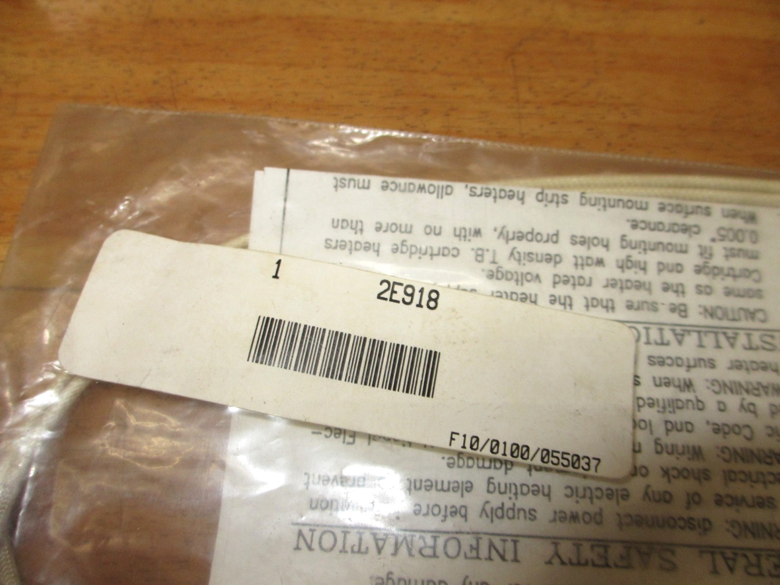 Vulcan TB6214B *NEW* Swaged Cartridge Heater 550W 2E918 KLJ