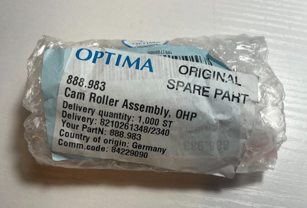 OPTIMA 888.983 Cam Roller Assembly, OHP