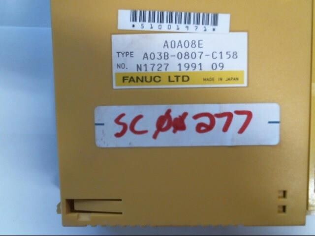 Fanuc, A03B-0807-C158, NO. N1727 1991 09