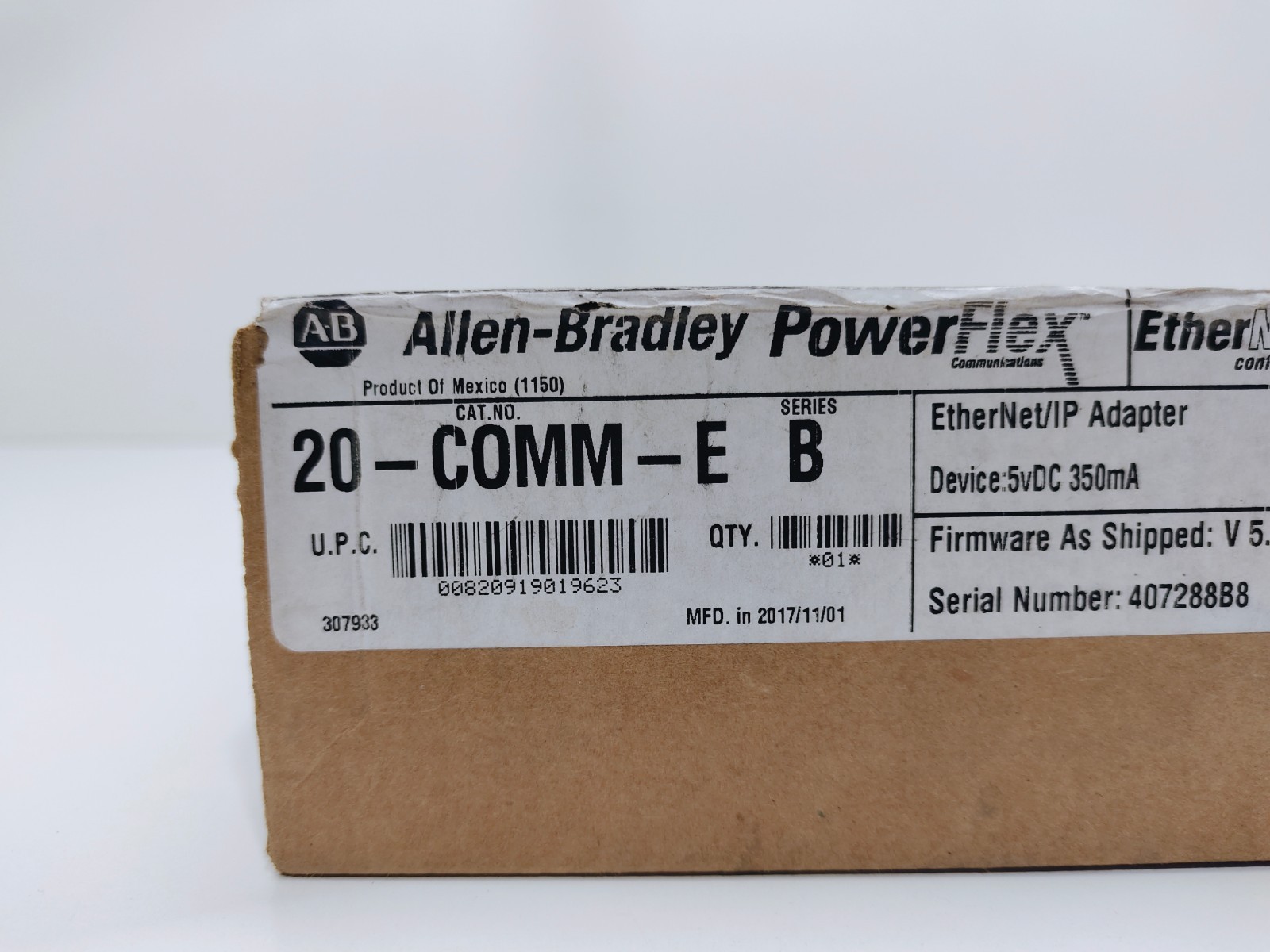 Allen Bradley 20-COMM-E Ethernet / IP Adaptor