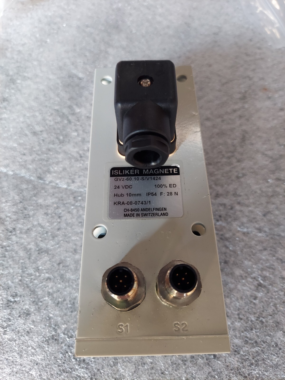 New Isliker Magnete GVz-60.10-S/V1424 KRA-08-0743/1