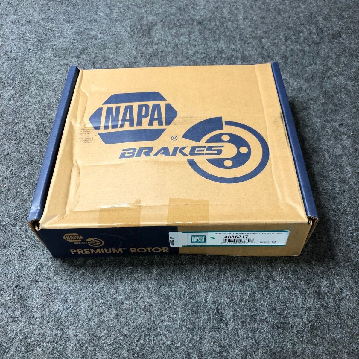 Disc Brake Rotor Front NAPA 4886217 Toyota Camry 2002 -2006