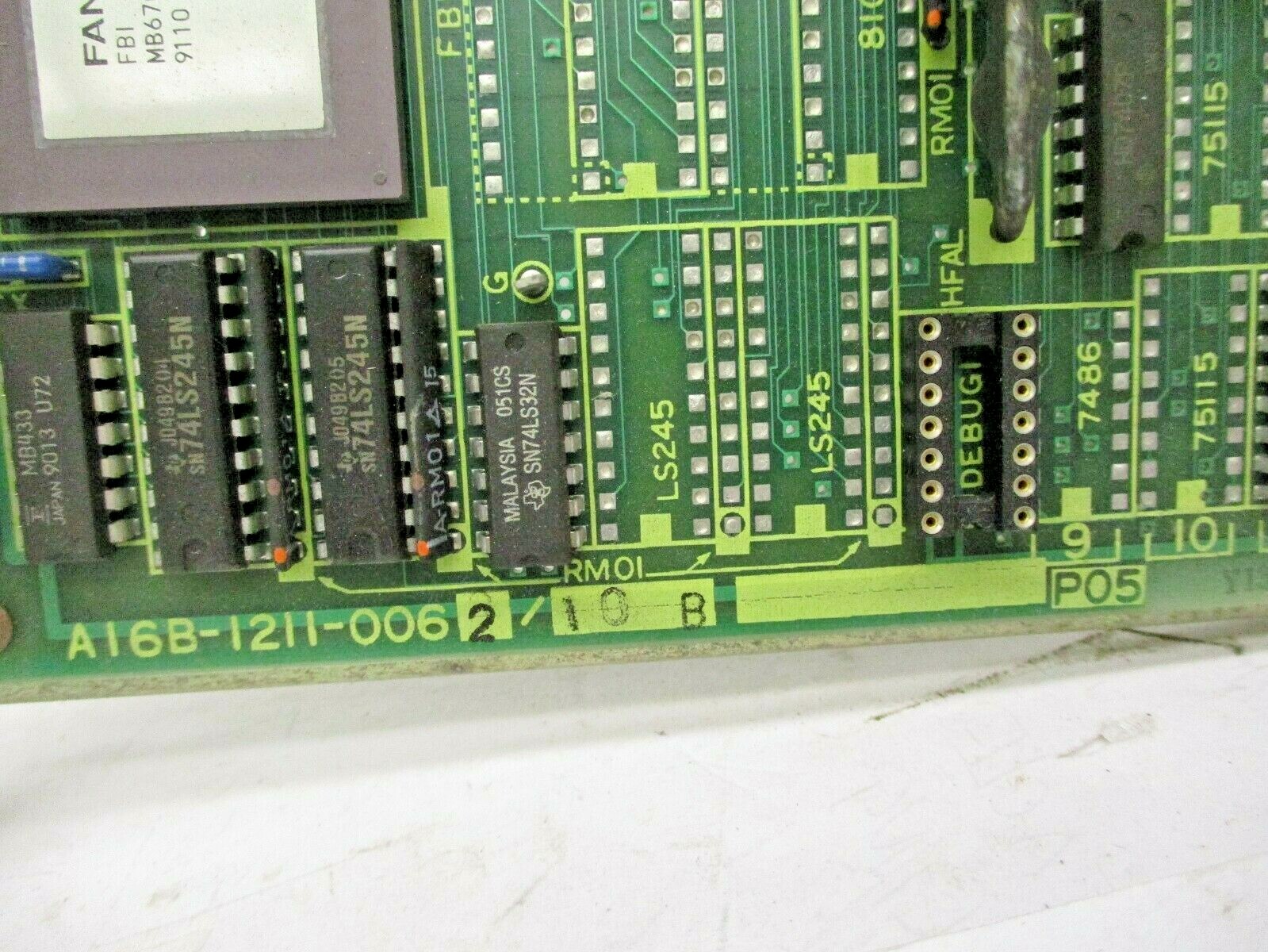 FANUC A16B-1211-0062/10B Axis Control Board A4367DH