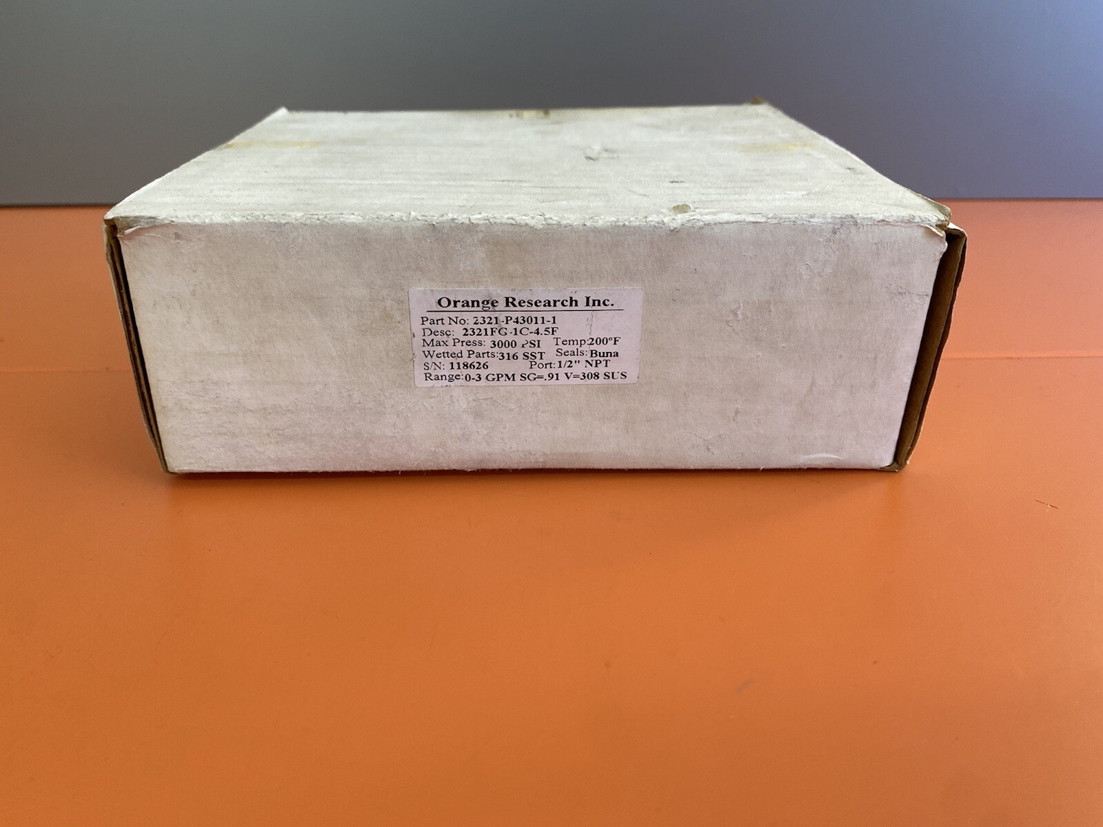 Orange Research, GPM-2321-P43011-1 Differential Pressure Gauge 3000PSI 1/2”NPT