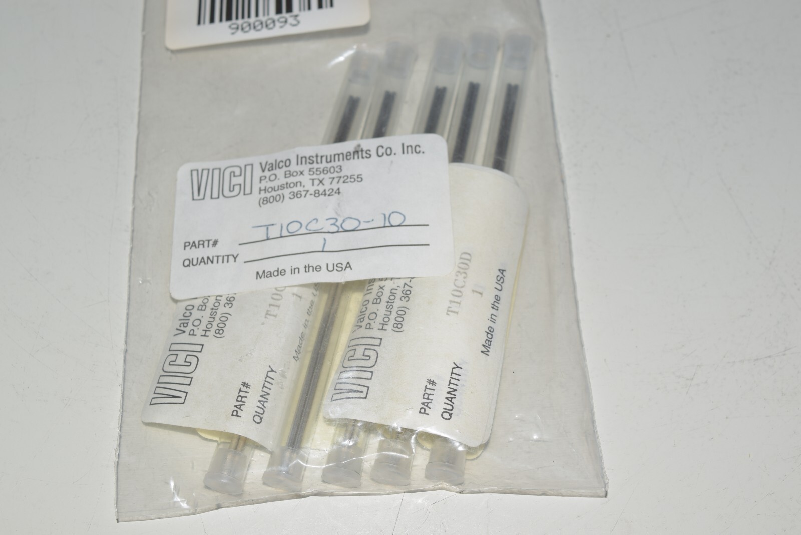 VICI Valco Tube-kit 1/16″, .030″/.75mm 10 cm long, 316SS #900093-AL4