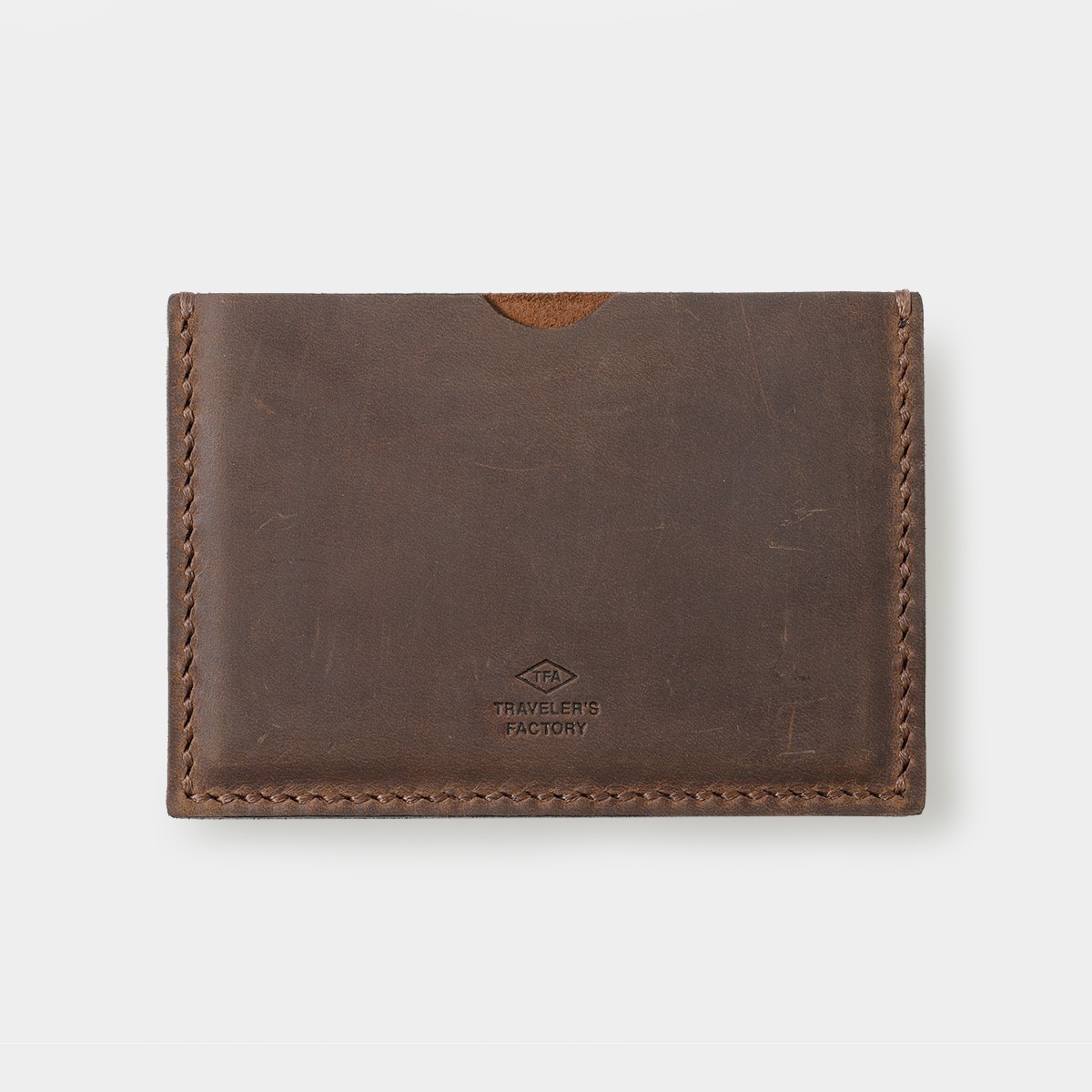 Traveler’s Factory TF Leather Passport Case Brown (07100653) Official Japan NEW