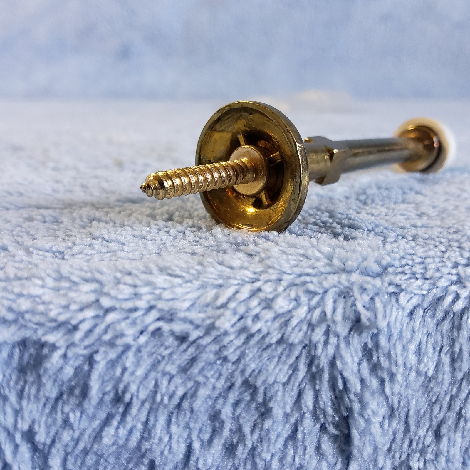 NEW Hickory Hardware Brass Door Stop PBH0254 Wall Mounted Bumper